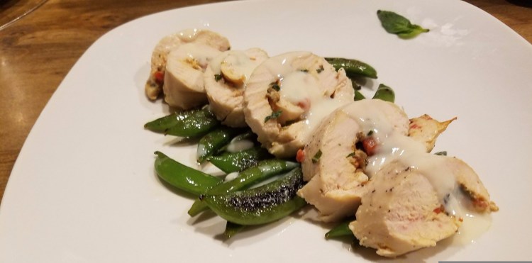 Rolled Stuffed Chicken