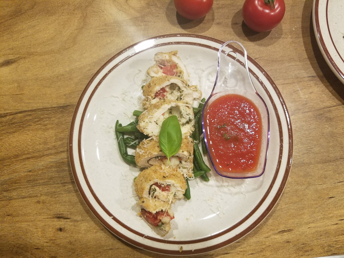 Inside Out Chicken Parmesan&nbsp;Roll