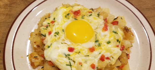 Herb Veggie Cheese Sunny Side Up&nbsp;Egg