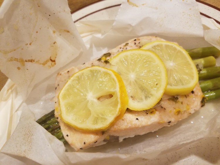 Salmon En Papillote